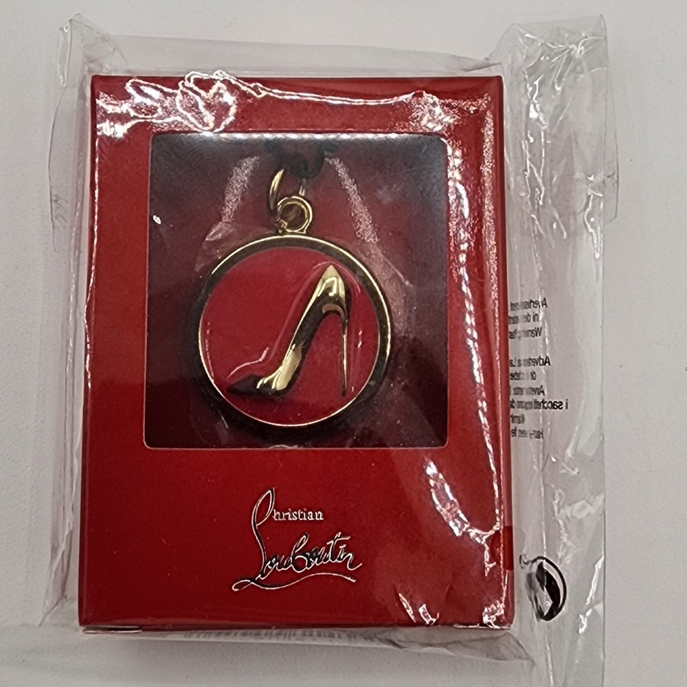 Christian Louboutin So Glow Stiletto Charm NWT